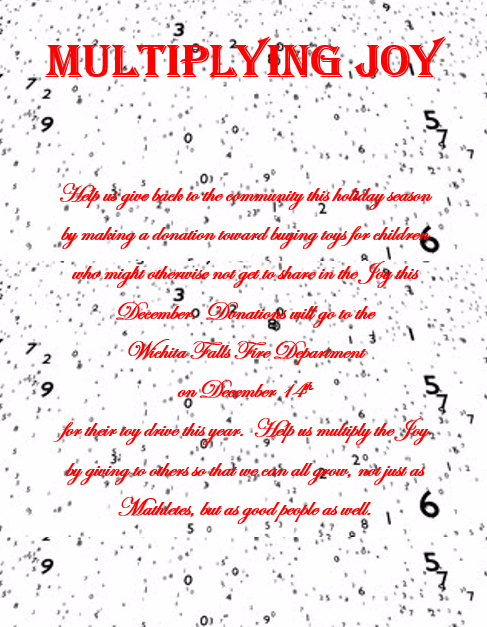 MathInTheFalls's tweet image. We at Mathnasium want to give more than the gift of math to those who are in need, so help us by Multiplying Joy!