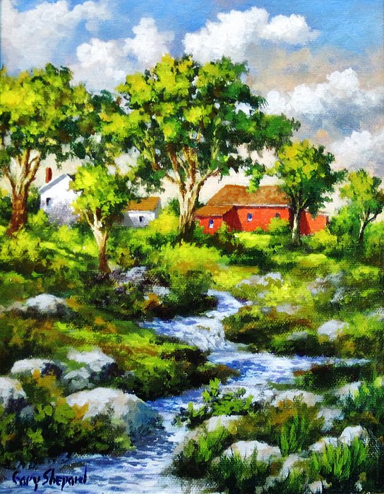 garyshepardart's tweet photo. New artwork for sale! - "Uphill Stream" - https://t.co/IoruZfi5IV @fineartamerica https://t.co/TqlYtW3xkX