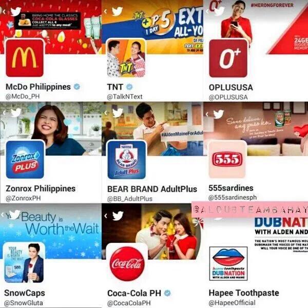zeneeburton's tweet photo. Congrats for the 9 TVC in just 4 months
@mainedcm @aldenrichards02 @EatBulaga @AngPoetNyo @sam_yg
#ALDUB16thWeeksary https://t.co/UwjfGTxbPv