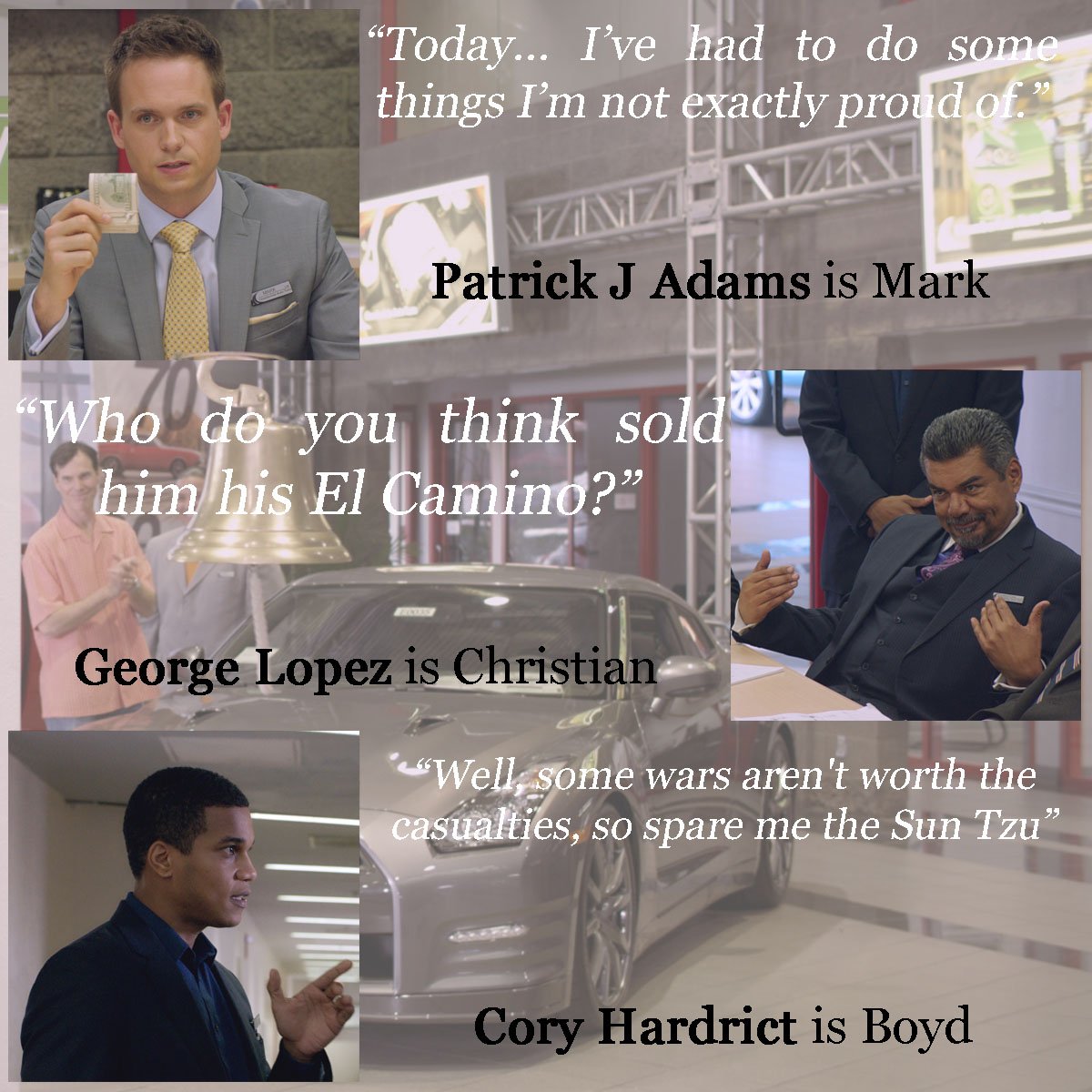 CarDogsMovie's tweet photo. Who are you most excited in seeing in our film, @GeorgeLopez​? Patrick @HalfAdams​? or @CoryHardrict​? #IndieFilm https://t.co/231dL18lc5