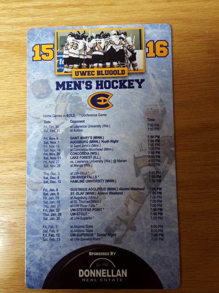 UWECHockey tweet picture