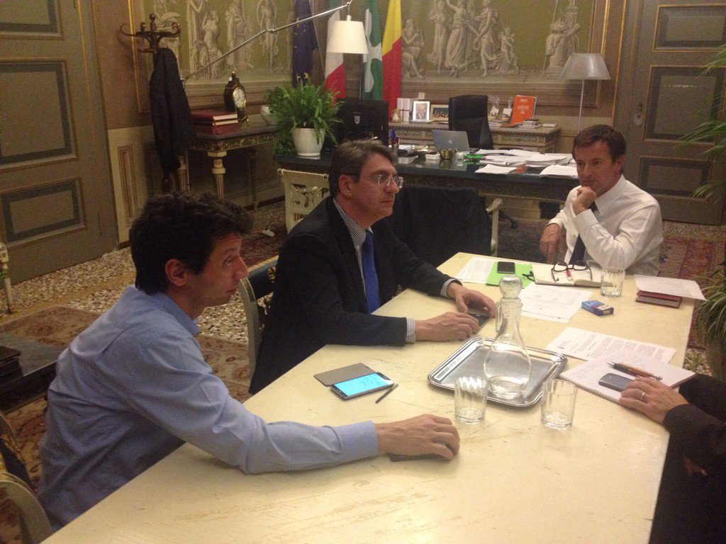 Al lavoro con i sindaci <a href="/galimberticr/">Gianluca Galimberti</a> e <a href="/giorgio_gori/">Giorgio Gori</a> per rendere più forte e competitiva la #lombardia orientale