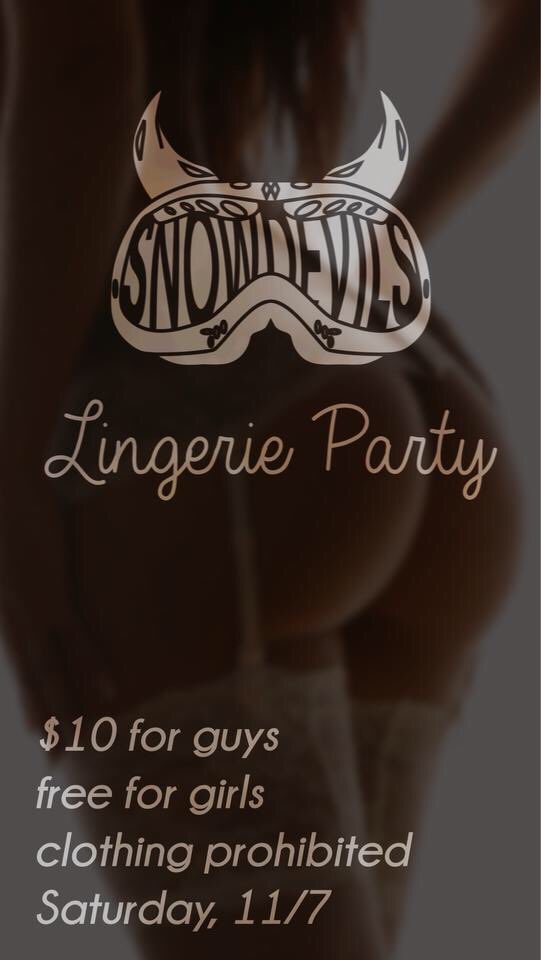 SNOWDEVILS's tweet image. The most anticipated event of the year! Did you really go to ASU if you never attended a lingerie party? #Snowdevils