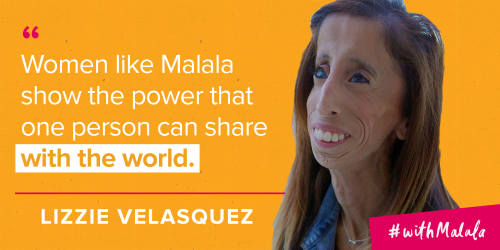 YES! Women should be each other's champions! Here's why <a href="/littlelizziev/">Lizzie Velasquez</a> stands #withMalala: bit.ly/1ksV6d6