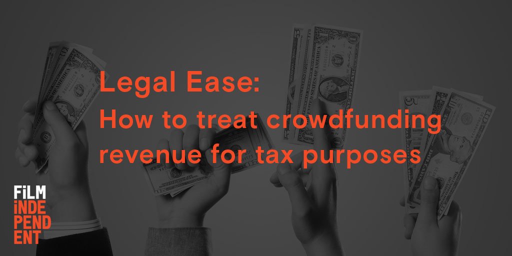 filmindependent's tweet photo. What to expect with your taxes after a successful crowdfunding campaign: https://t.co/VvobVLwsJq https://t.co/AxHR9B0l1n