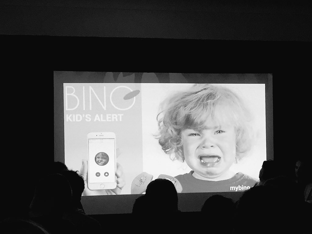 Pitching at the Belgian embassy #mybino #websummit