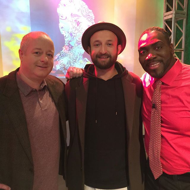 Nov 3rd: Showtime with David and TV host Valentine on channel 4 <a href="/davidmorinmusic/">( ͡° ͜ʖ ͡°)</a> <a href="/ondagrinetv/">Valentine</a> @ShawTVVancouver