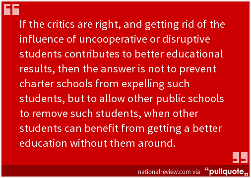RightReads's tweet image. "It’s Not ‘Unfair’ for Charter Schools to Expel Disruptive Students" nationalreview.com/article/426449…