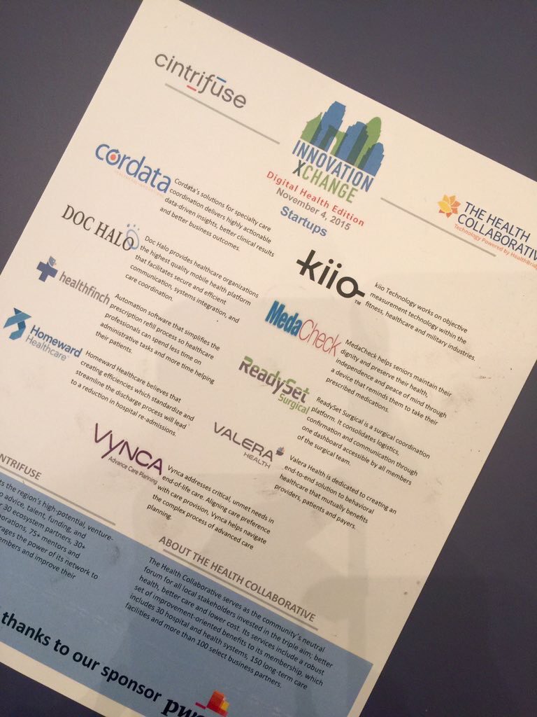 CraigABrammer's tweet photo. Wow, pretty awesome. Thanks @aneeshchopra &amp; @JoshuaRosenthal for joining #IXHealth 

@cintrifuse @hcollaborative https://t.co/Mz04GltP2T