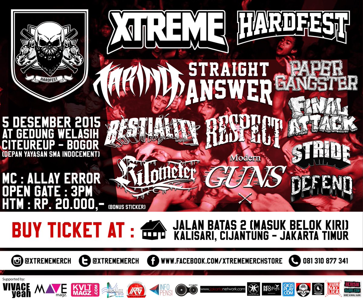 Our first show, be there kids! :)