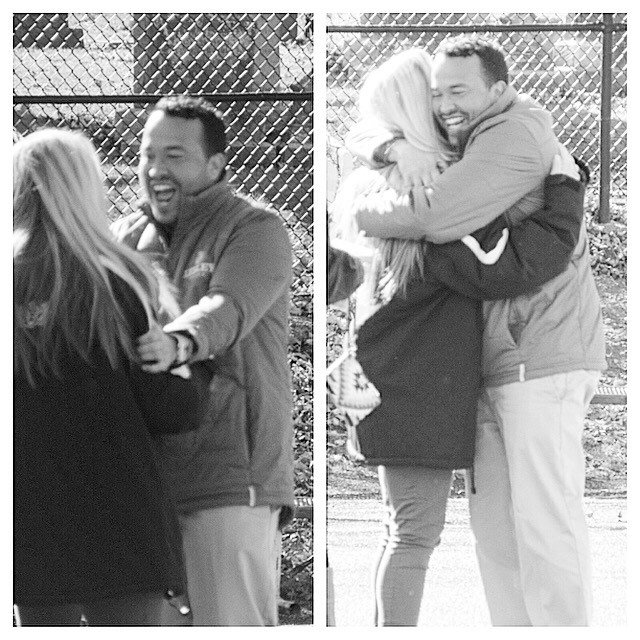 lgiusti's tweet photo. When @pvasco75 is actually so happy to see because I pulled a fast one on him and surprised him 💃🏼 #lusoccer #fambam https://t.co/TNgmV9naj7
