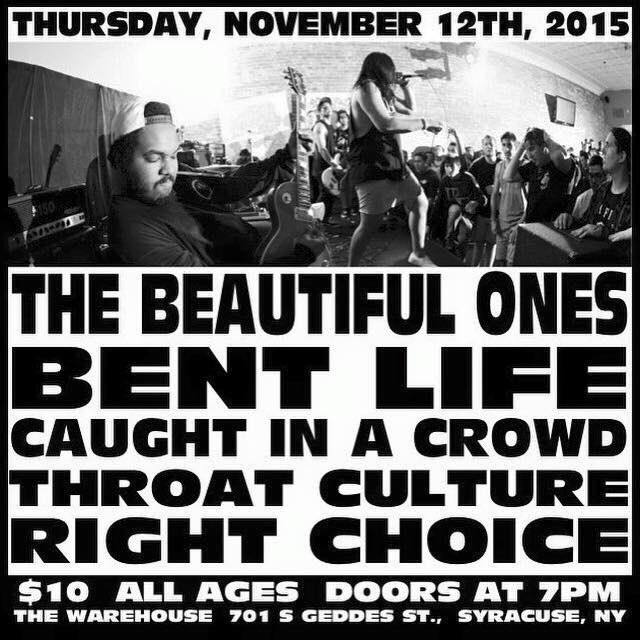 Syracuse. Hardcore show. Straight edge. Mosh pits. Badass shit.