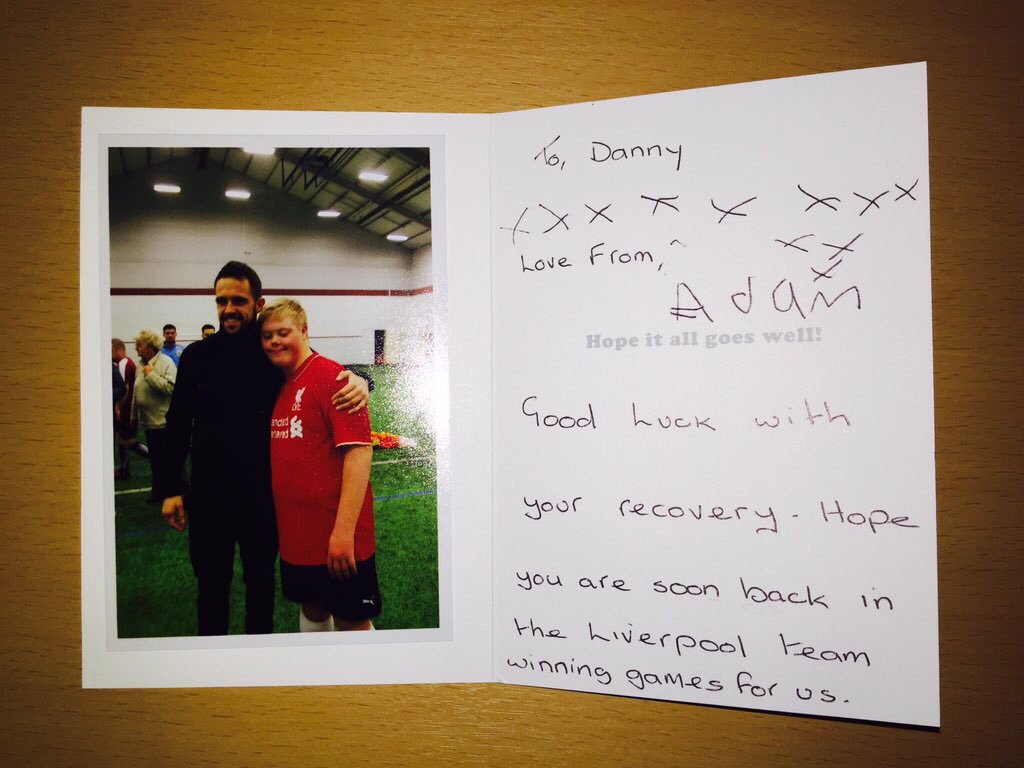 IngsDanny's tweet photo. Lovely card from one of my boys at the disability project! Made my day 😊😊😊 https://t.co/eqxcmsx6Df