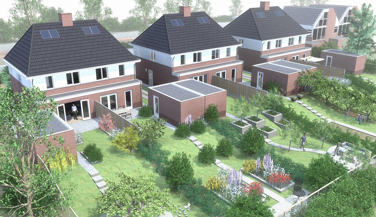 AJvanderTol's tweet photo. Nieuwbouw de Schoudermantel @gembunnik https://t.co/jlK9M78w52 6 tweekappers op grote kavels #nieuwbouw #Bunnik https://t.co/dD6Po78LBv