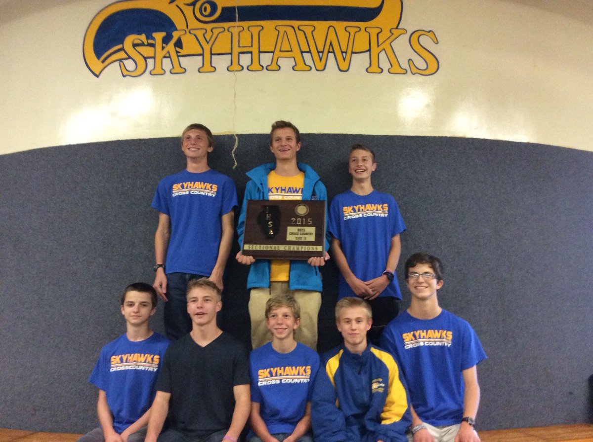JHSSkyhawks's tweet photo. Boys Cross Country IHSA SECTIONAL CHAMPIONS and STATE QUALIFIERS!!! https://t.co/K7Zbwsk7z4