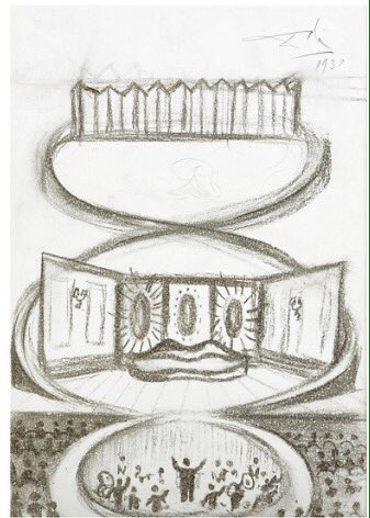 saw_lha's tweet photo. Lot 208 in tomorrow's #fineart #auction @RagoAuctions original double-sided drawing by Salvador #Dali ! #surrealism https://t.co/NwY3MnLYU8