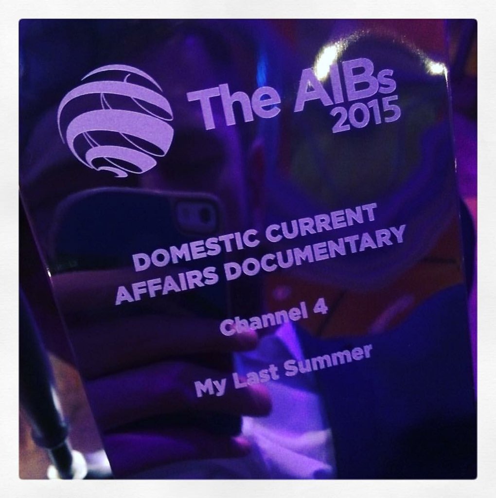 PriestAnnette's tweet photo. Finally! my last summer won an award! Lou attended the ceremony! Well done Junior, Ben, Jayne and Andy! You did it! https://t.co/Q6xkol3tBm