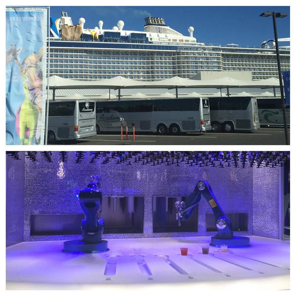 Otherbots's tweet image. She&apos;s finally here. The second ship in the #QuantumClass. #Anthem of the Seas. With cool innovations like the #bion…