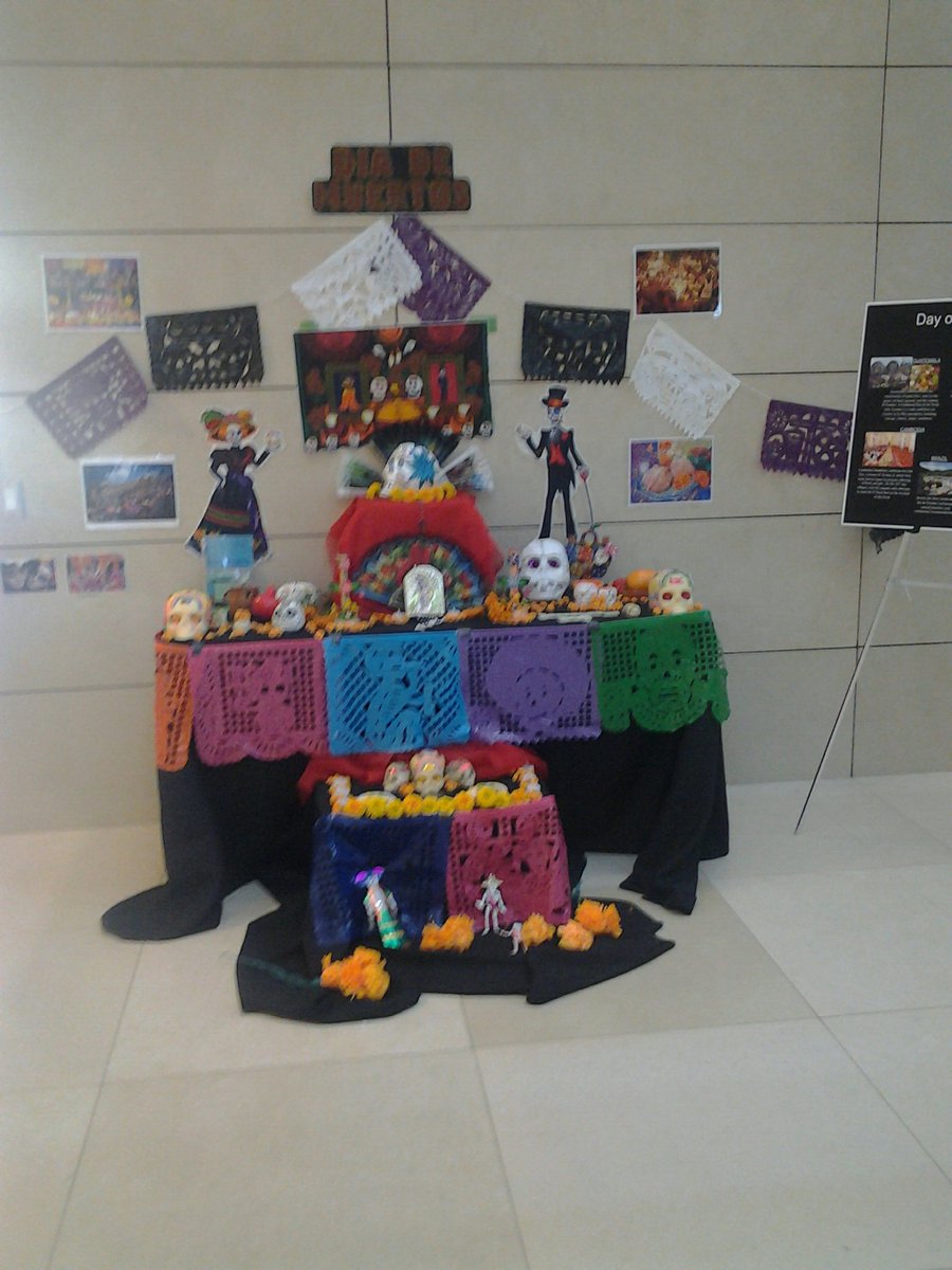 LMUEIS's tweet photo. It's not too  late to stop by the Dia de los Muertos Altar Exhibit in the library lobby! https://t.co/BOvuc59NVj