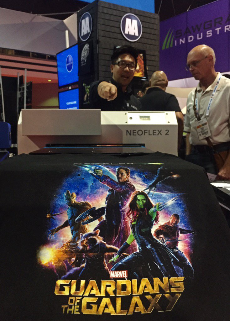 AA_supply's tweet photo. Like #DTG? Come meet the #Neoflex printer in booth 4413 #SGIAExpo #SGIA2015 #digitalprinting https://t.co/VP9KCeoTxP