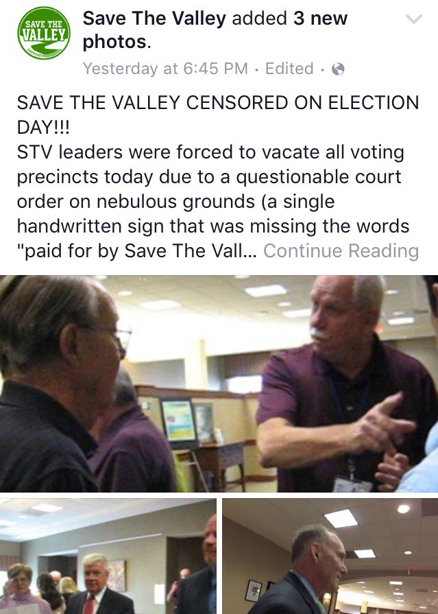 savethevalley1's tweet photo. Did you hear what happened in Concord township @ the Polls? Check out Save The Valley on Facebook for more #CENSORED https://t.co/rVAcCmHpWr