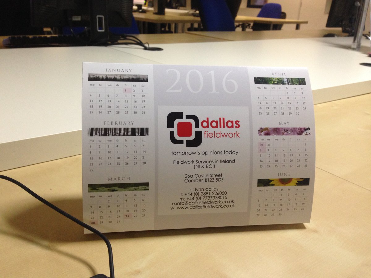 Look at these fab desk calendars we produced for Dallas.

Still time to order diaries &amp; calendars. Tweet us now..
