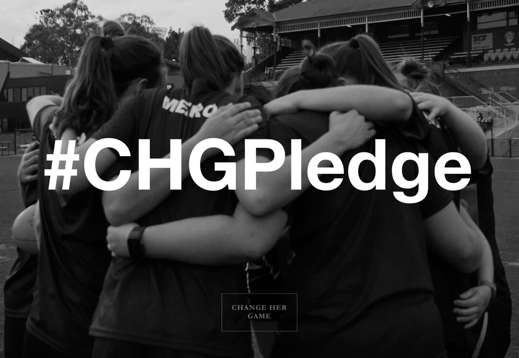ChangeHerGame's tweet photo. We want to hear how you'll support #womeninsport. Tell us using the hashtag #CHGPledge - https://t.co/5Qqmxvv0wR https://t.co/Ai26bmeQe9