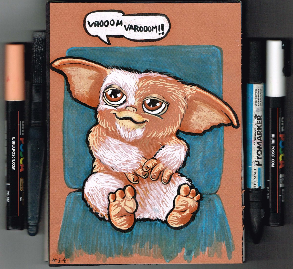 BeatrizAlbir's tweet image. No tuve tiempo a hacer más #Inktober y los subo ahora. Mi monstruo bueno. #inktober2015 #inktoberfest @drawjam