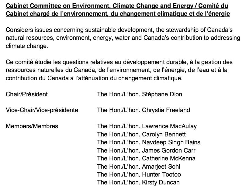AJWVictoriaBC's tweet photo. Blue ribbon team named 4 Committee on Environment, Climate Change &amp; Energy chaired by @HonStephaneDion #hope4future https://t.co/zrIjDAJY6H