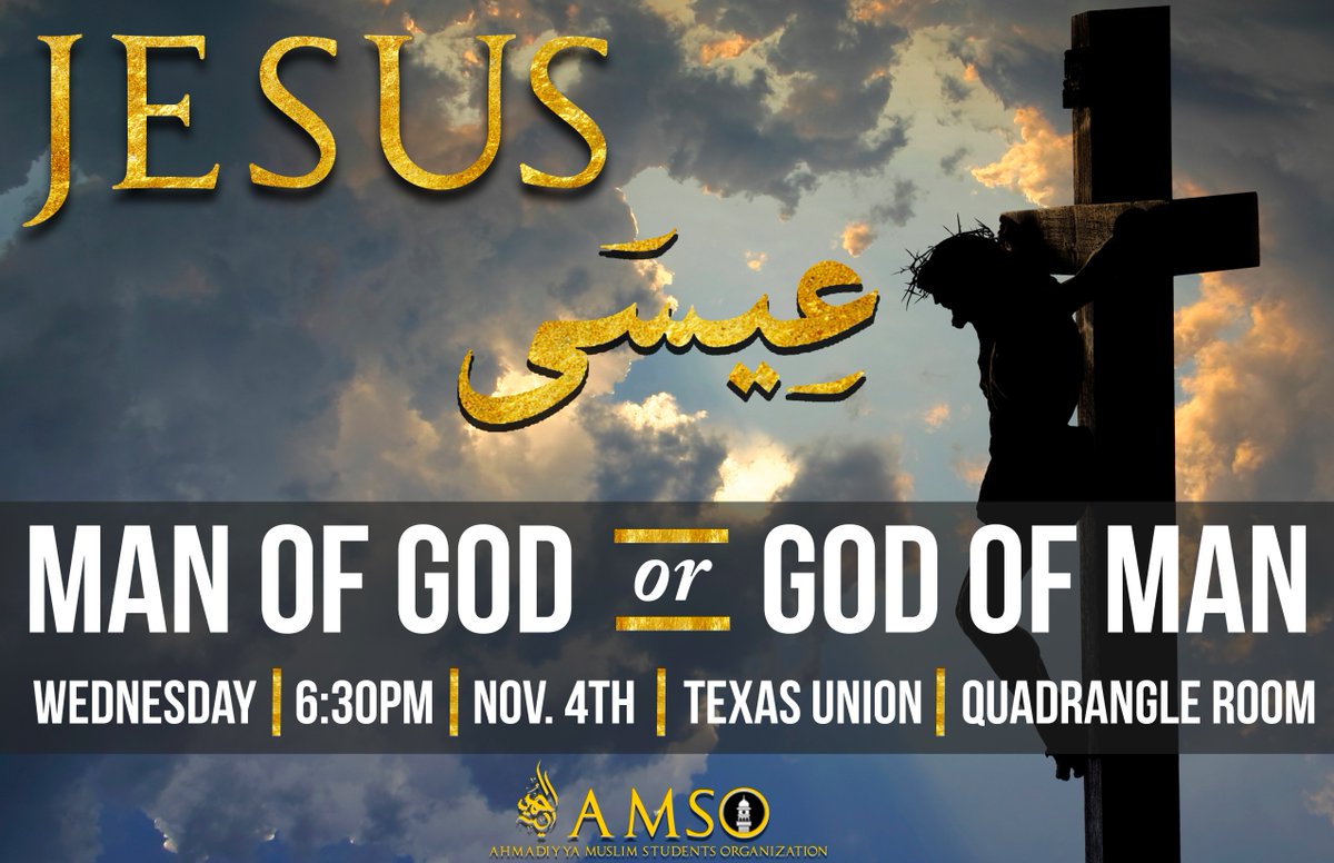 TexasAMSO's tweet photo. Don't miss our interfaith event tonight on #Jesus! Starts at 6:30PM in @TexasUnion Quadrangle. Free Food! @UTAustin https://t.co/fSA2g2Pz3b