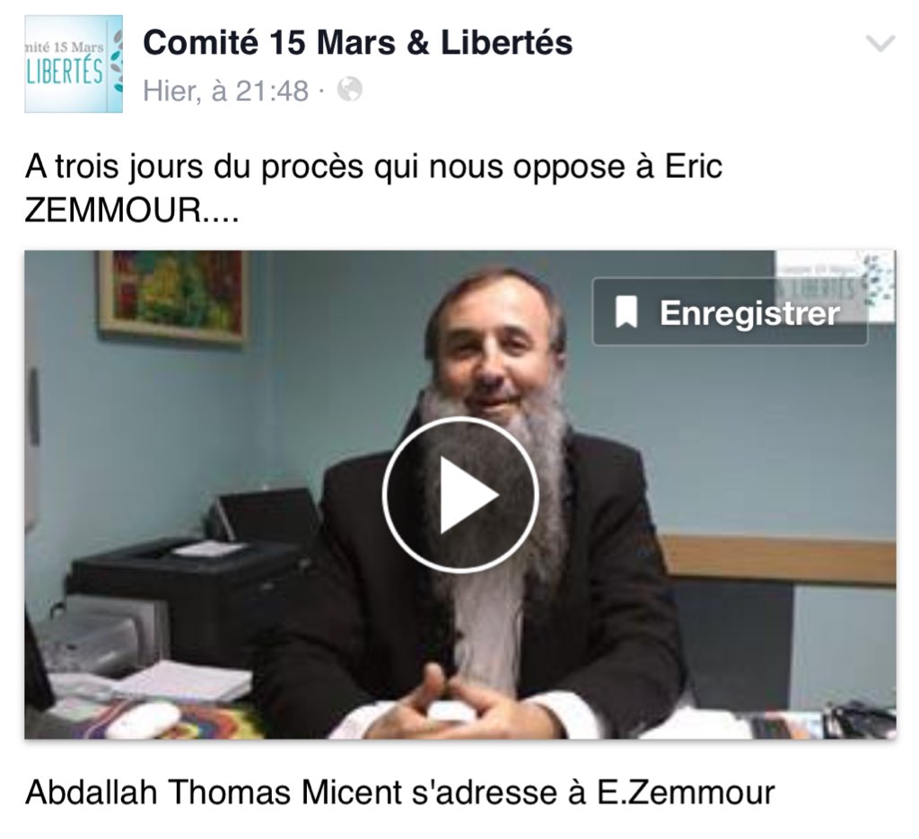 Alkanz's tweet photo. Le docteur Abdallah #Milcent s'adresse à #Zemmour à trois jours d'un procès https://t.co/YipxWkEloU via @hassanoun https://t.co/yNQoWkf1WT