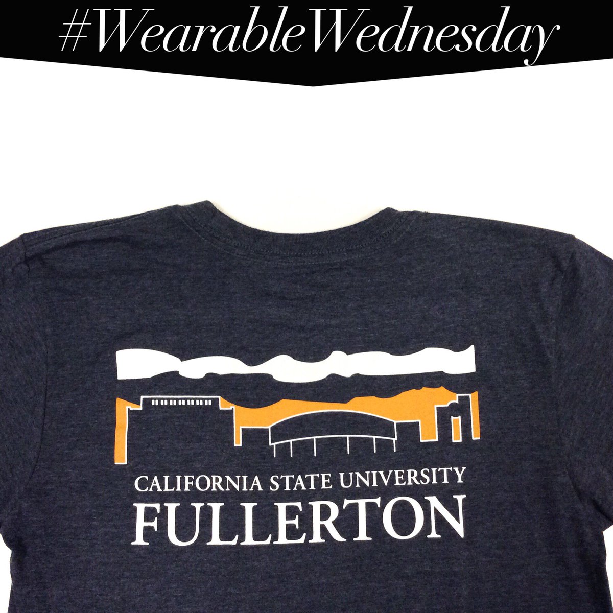 titanshops's tweet photo. Can you guess the iconic buildings on the back of our new #Uscape #CalStateFullerton shirt? #CSUF #REPYOURSKYLINE https://t.co/GafaLCfcsk