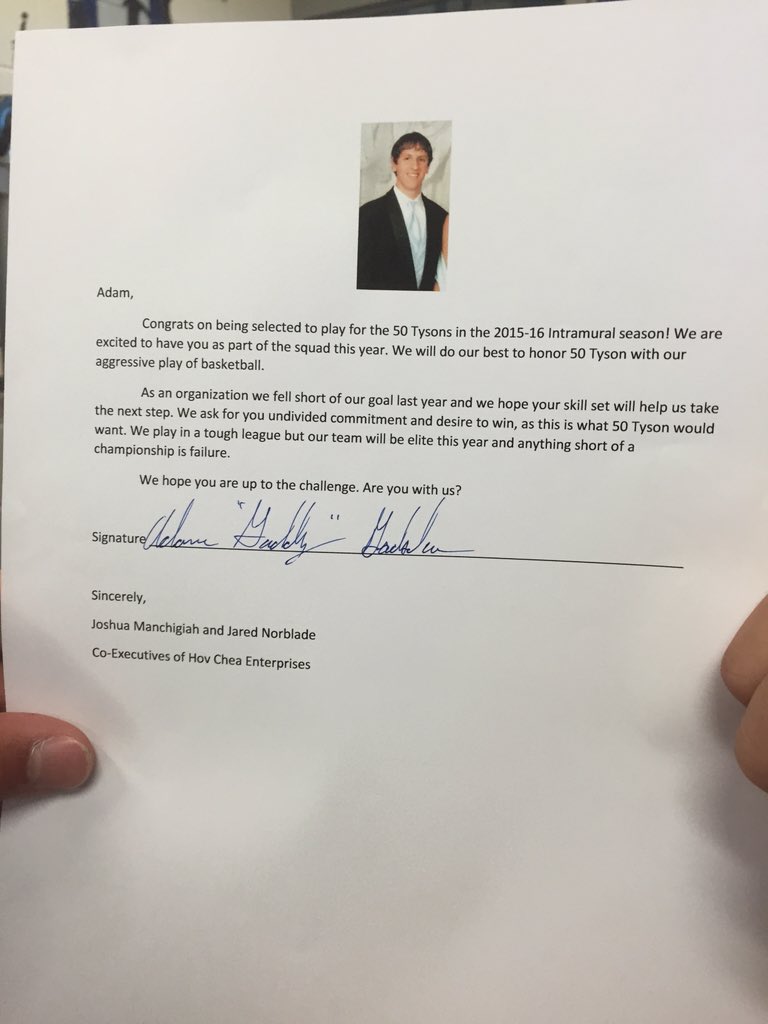 PLSHunters's tweet photo. Rejecting offer from Papio South, Adam Gadsden signs with the 50 Tysons! https://t.co/QHeLUhhnaY