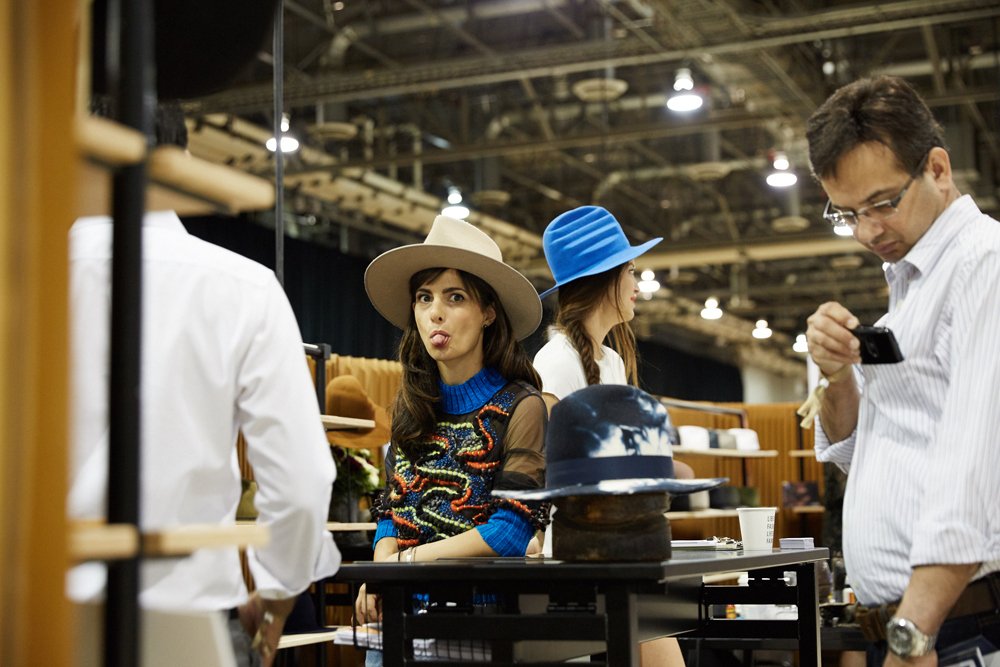 Meet <a href="/satyatwena/">Satya Twena</a>, owner of one of the last hat factories in NYC. porh.me/1H80wiP cc <a href="/LibertyFairs/">LibertyFairs</a>