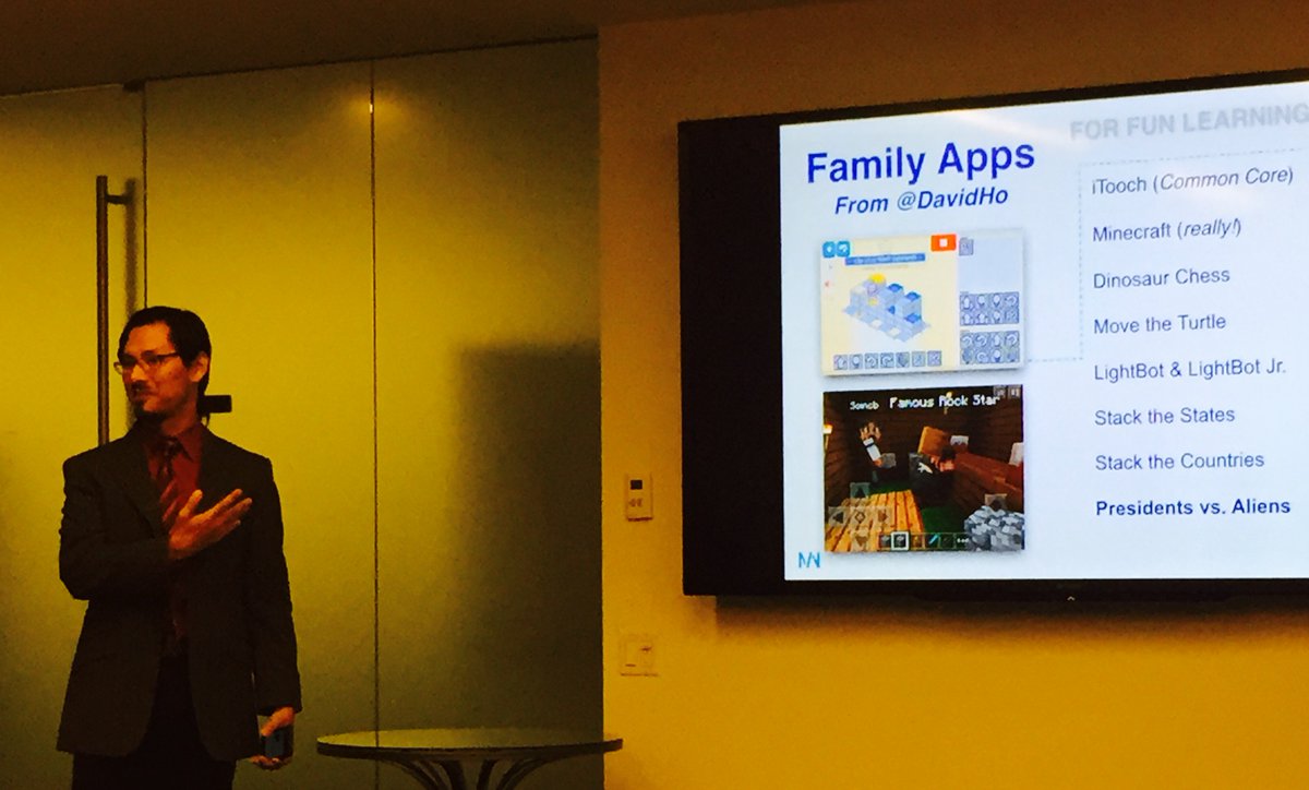 meredithlubitz's tweet photo. #djmobileweek continues w/fun Family App session with @DavidHo. Is Minecraft really on the list of top picks? https://t.co/X0udsaKIhJ