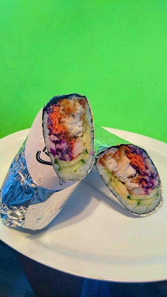 SuboEugene's tweet photo. Subo's #BurritoOfTheWeek is the fabulous CRIPSY FISH! Come &amp; enjoy a delicious lunch or dinner! Open 2-8pm! https://t.co/QJ98wyNuna