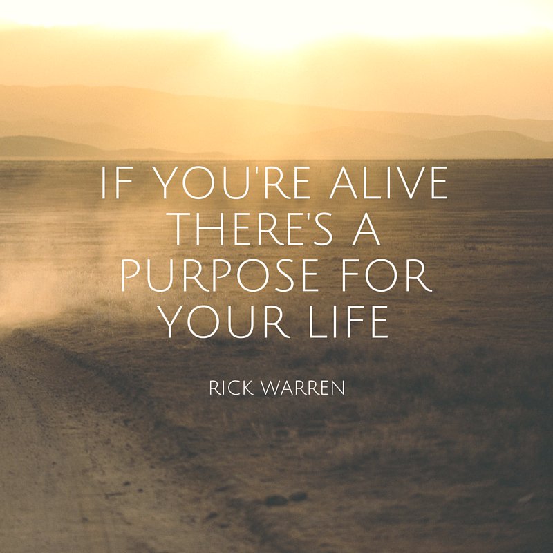 RickWarren's tweet photo. If you're alive there's a purpose for your life. That purpose will only be found in God!
https://t.co/t9DoNLnxTO https://t.co/dTCIfO2GJI