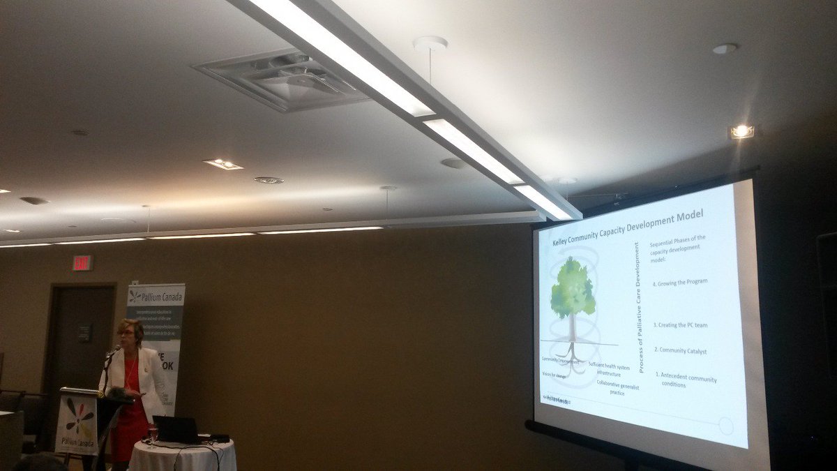 ngravelleray's tweet photo. Dr. Mary Lou Kelley presenting the community capacity development model @MlkelleyLou @palliumcanada https://t.co/A0rLGgZX7B