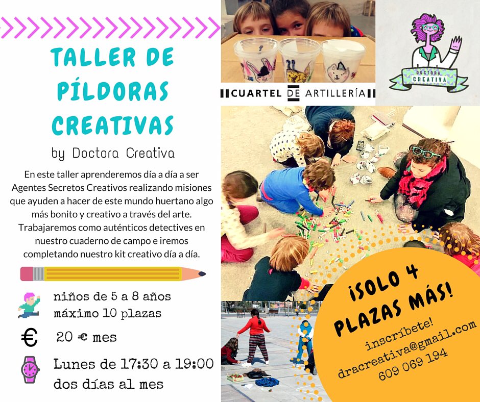InfanConsciente's tweet photo. Genial taller continuo de una de nuestras colaboradoras habituales #pásalo @DraCreativa https://t.co/tb8SkshOCu