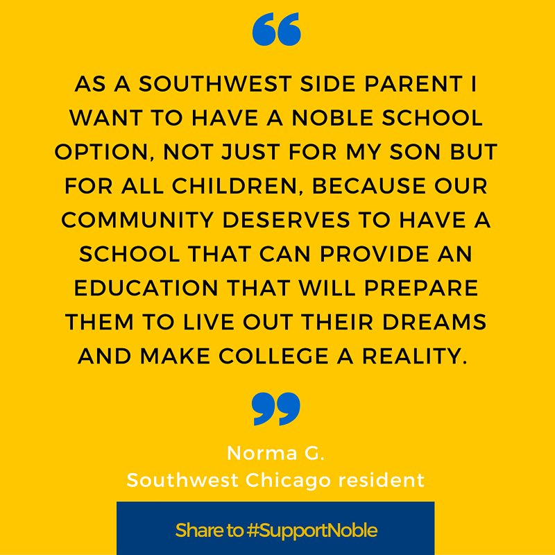 BeNobleAdvocacy's tweet photo. Norma is a southwest side parent. She wants college for her students. Support her. #SupportNoble #CPSboard https://t.co/08wwts74KN