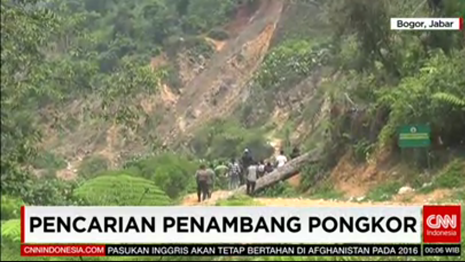 Pencarian 12 penambang belum membuahkan hasil. Kepolisian telah melarang aktifitas penambangan liar di Pongkor.