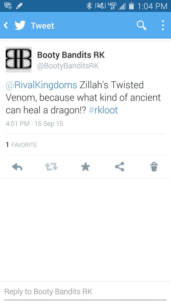BootyBanditsRK's tweet photo. Hey at least we know what @RivalKingdoms does with player feedback!  #RIPZillah https://t.co/COMJU2UJcq