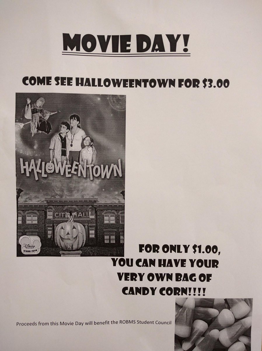 MissGianni27's tweet photo. Bulldogs bring in your $3 for movie day on Friday!! #movieday #getoutofclass Help out Student Council! https://t.co/uiCONlsK3X