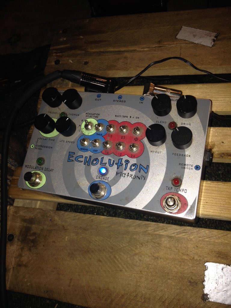 thirtyfivepsi's tweet photo. @Pigtronix has the best customer service. So happy to have this delay back in action. #echolution #15v https://t.co/ivO6iRPy38