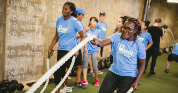 SportsEmpower's tweet photo. "Sports Mentoring Empower Women" from @ECA_AS Evan Ryan! #GSMP2015 #empowerwomen https://t.co/jPvQ9yBQnG https://t.co/hcZMzZpD52