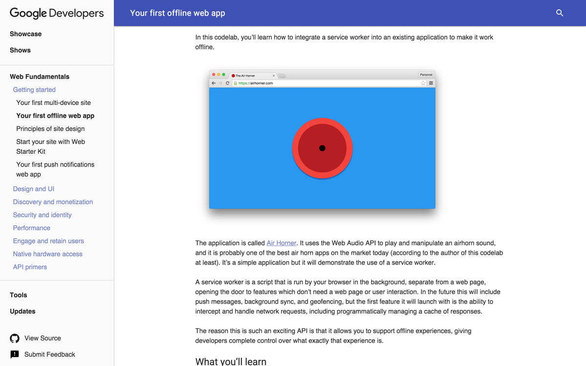 ChromiumDev's tweet image. Getting Started: Your first offline web app with Service Worker.

developers.google.com/web/fundamenta…
