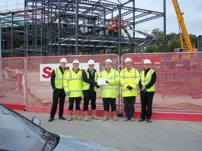 JonBall123's tweet photo. IC5 Site team wins Seddon safety award @keeleuniversity @staffordshirecc @seddonltd https://t.co/Y818ltdCrs