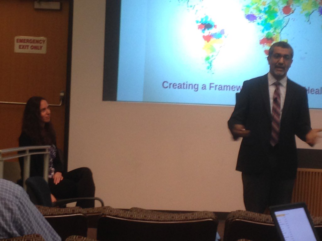 broadwaydo's tweet photo. @shaileyprasad and Beth Lownik @UMNFamilyMed dept grand rounds on #global health ethics. #BFMproud @UMNNMFamMedRes https://t.co/GHLOLMuAzl