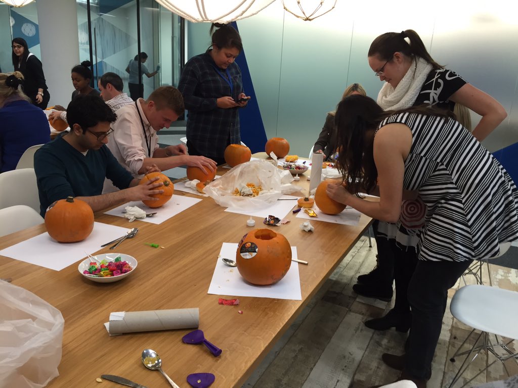 Pumpkin carving, Amazon style #Halloween