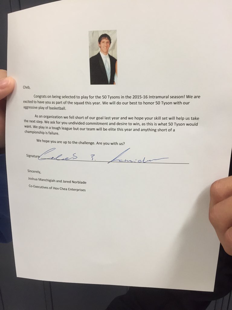 PLSHunters's tweet photo. Our first signee of the 2015-16 season, Caleb Schneider! https://t.co/Kt5oGOc9fe